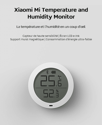 Xiaomi Mi Temperature and Humidity Monitor - Univers Xiaomi