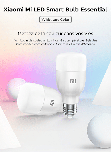 Xiaomi Mi LED Smart Bulb Essential - Univers Xiaomi