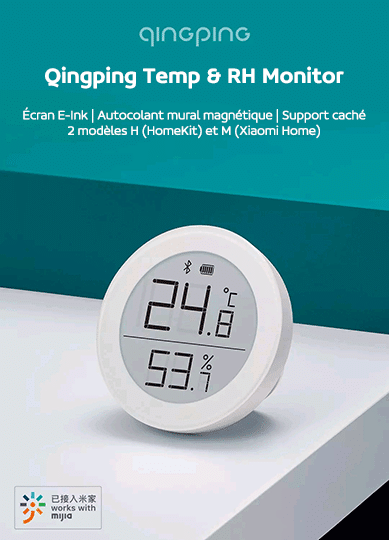 Qingping Temp & RH Monitor - Univers Xiaomi
