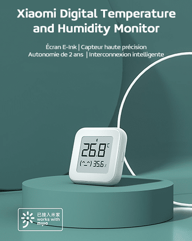 Capteur XIAOMI Mi Temperature and Humidity Monitor 2